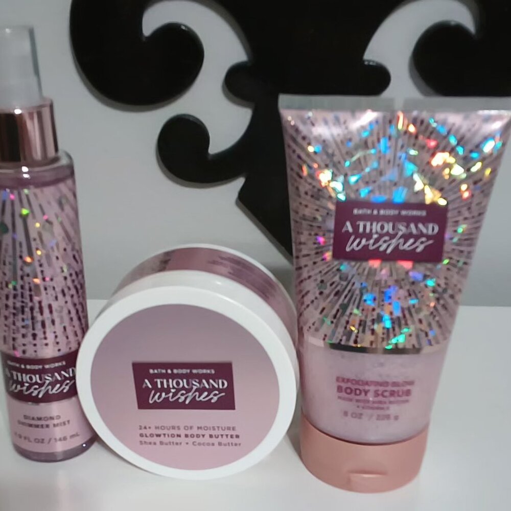 Bath and body works Thousands wishes gift set